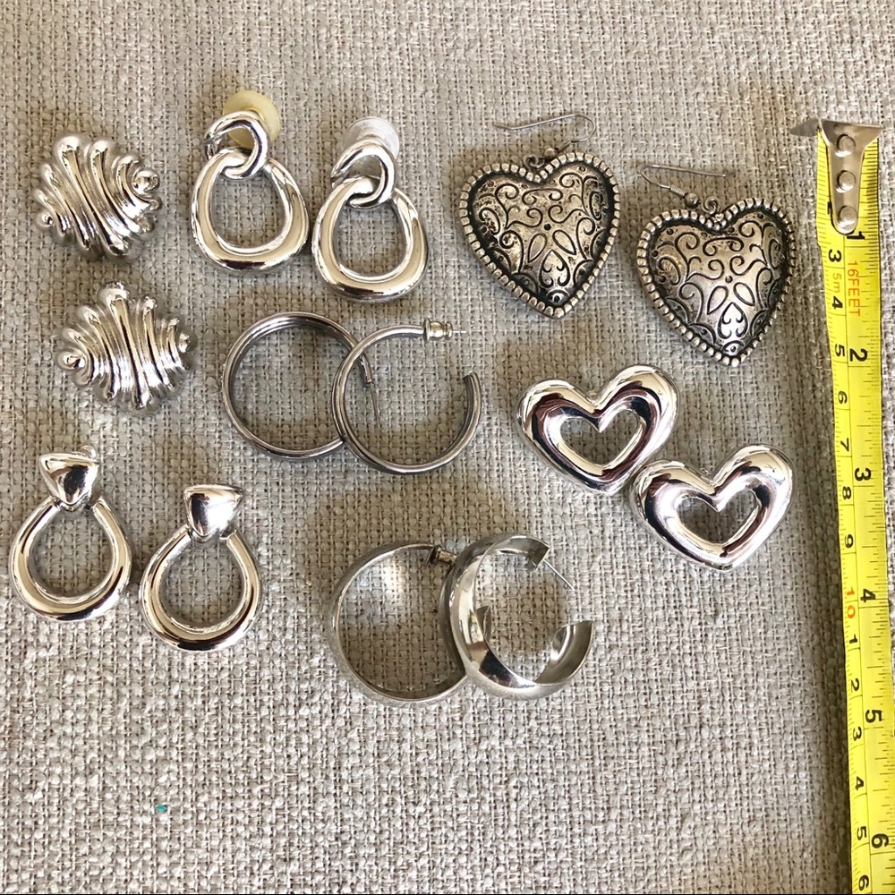 Vintage 1980s 1990s Earrings (Napier, Monet)